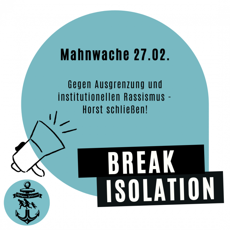 Break Isolation - Mahnwache 27.02.22